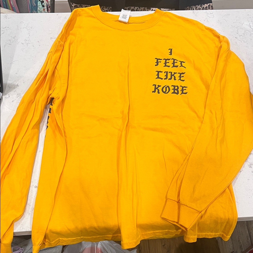 Gildan Yellow Long Sleeve Tee